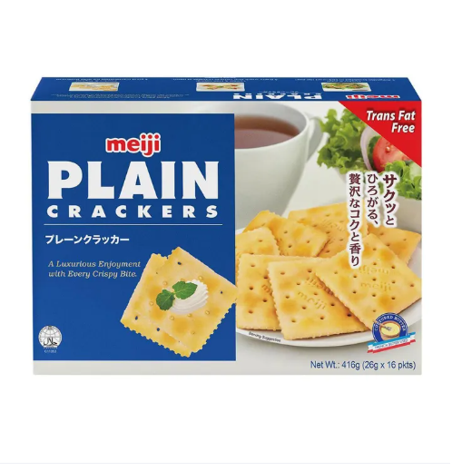 416g (16pkts) Meiji Cracker (Plain)