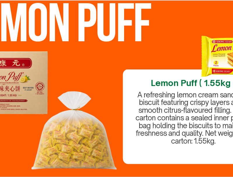 Alternative view of 1.55kg ( Approx 70pkts+-) Lemon Puff
