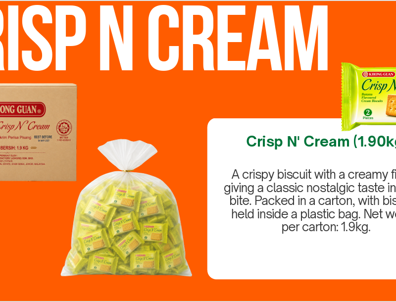 Alternative view of 1.9kg( Approx 85pkts +-) Crisp N Cream
