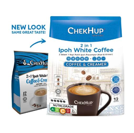 30g x 12's Chek Hup 2in1 White Coffee & Creamer