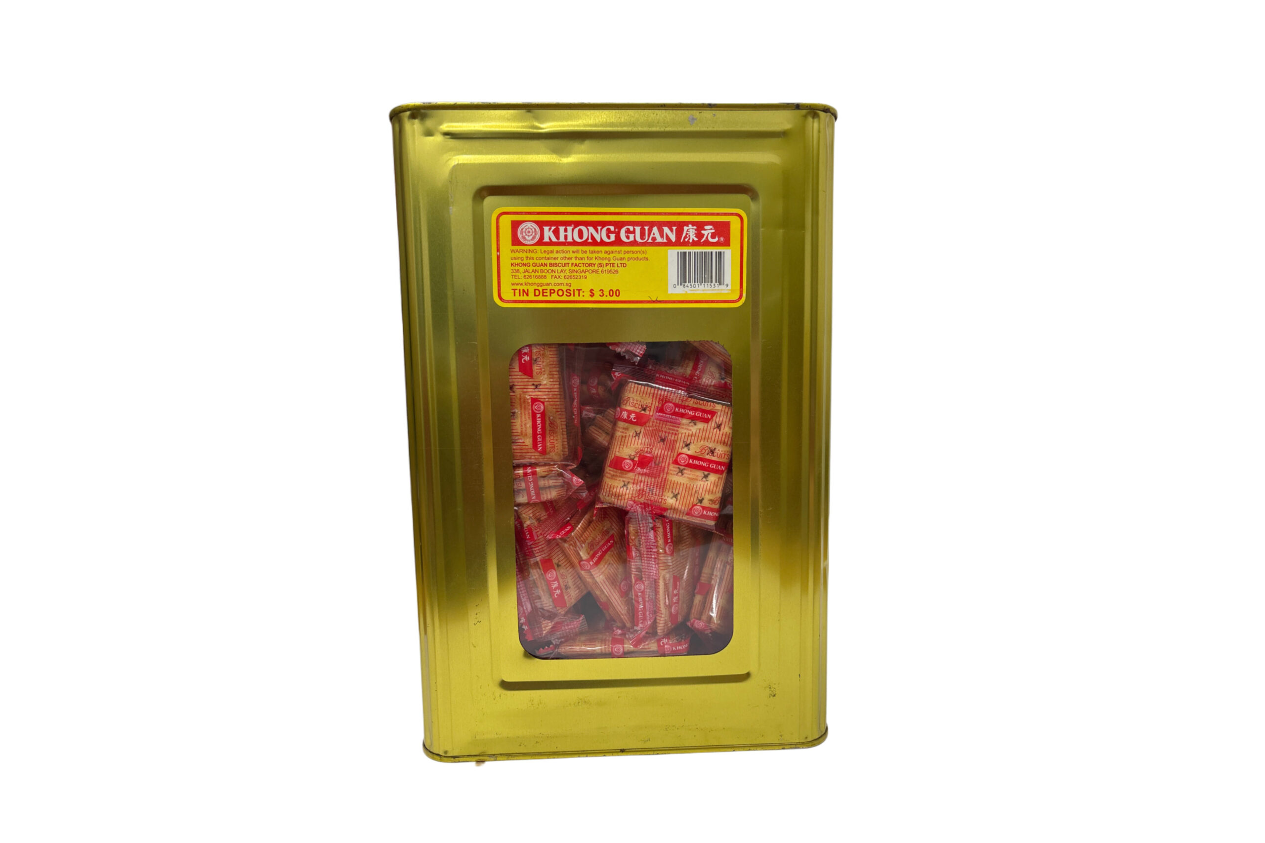 100pkts Cream Cracker with Sugar( 3pcs)