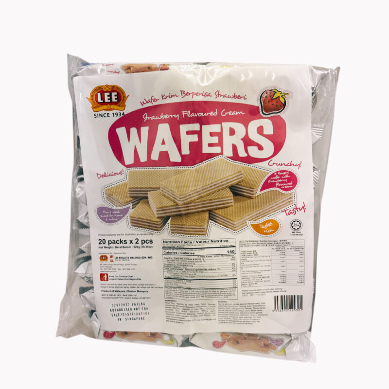 520g(20sachets) Lee Strawberry Wafer