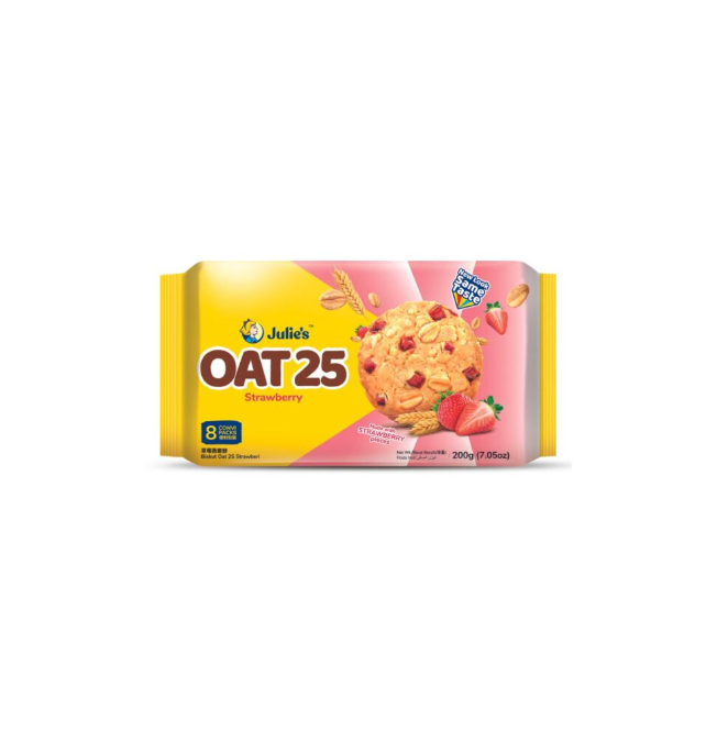 200g(10sachets)  Julie's Oat 25 (Strawberry)