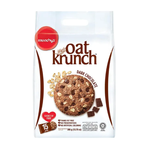 390g(15sachets) Munchy Oat Krunch(Dark Cho)