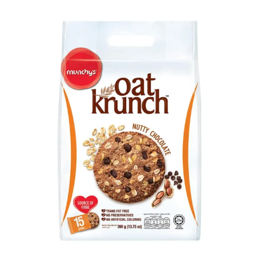 390g(15sachets) Munchy Oat Krunch(Nutty Chocolate)