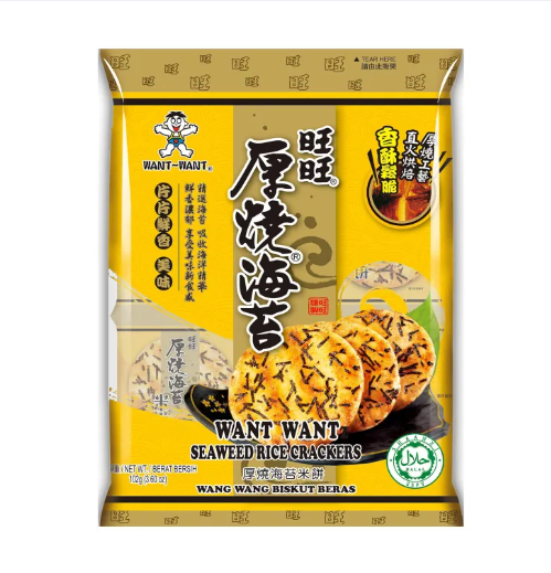 102g Want Want Cracker ( Seaweed)
