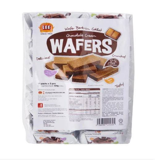520g (20sachets) Lee Chocolate Wafer